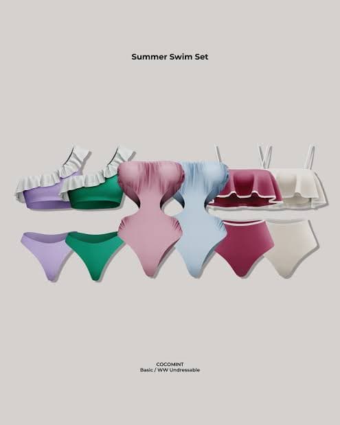 Галерея мода Сет купальников Summer Swim Set #1